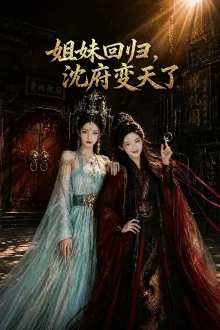 《姐妹回归，沈府变天了（58集）AI短剧（夸克网盘）》短剧封面