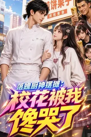《落魄厨神摆摊：校花被我馋哭了（111集）（夸克网盘）》短剧封面