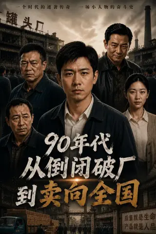 《90年代从倒闭破厂到卖向全国（27集）AI短剧 (2026)》短剧封面