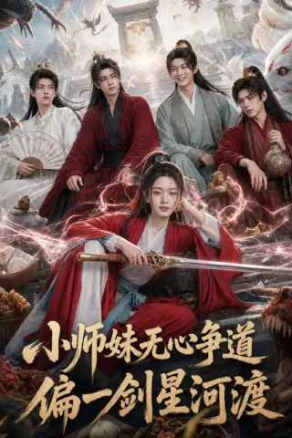 《小师妹无心争道，偏一剑星河渡（74集）（百度网盘）》短剧封面
