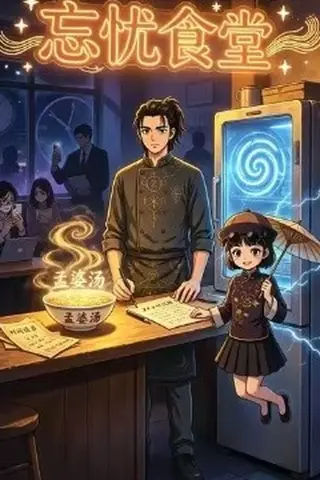 《忘忧食堂（33集）动漫（夸克网盘）》短剧封面