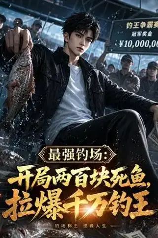 《最强钓场：开局两百块死鱼，拉爆千万钓王（43集）AI短剧 (2026)》短剧封面
