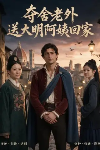 《夺舍老外送大明阿姨回家（79集） AI短剧（夸克网盘）》短剧封面