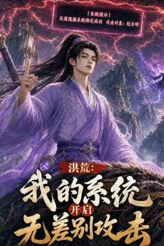 《洪荒：我的系统开启无差别攻击（80集）AI短剧（夸克网盘）》短剧封面