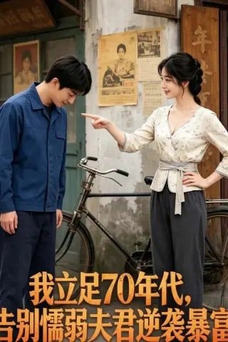 《我立足 70 年代，告别懦弱夫君逆袭暴富（70集）AI短剧（夸克网盘）》短剧封面