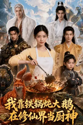 《我靠铁锅炖大鹅，在修仙界当厨神（75集）（夸克网盘）》短剧封面