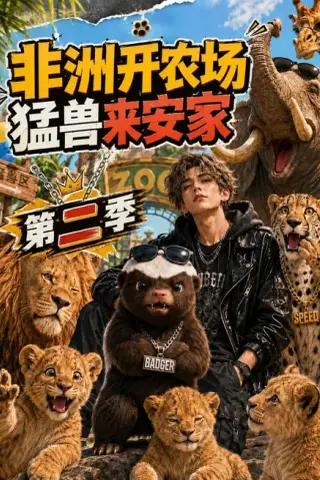 《非洲开农场，猛兽来安家第二季（75集）AI短剧 (2026)》短剧封面