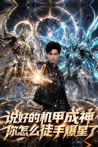 《说好的机甲成神，你怎么徒手爆星了（54集）AI短剧（夸克网盘）》短剧封面