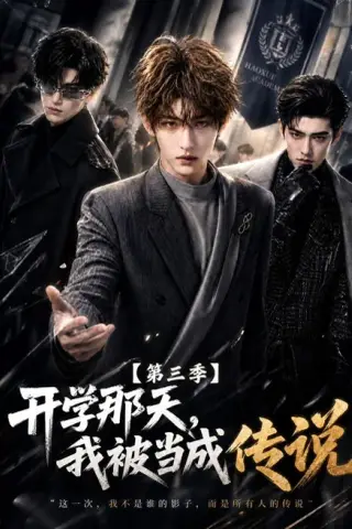 《开学那天我被当成传说第三季（87集）AI短剧 (2026)》短剧封面