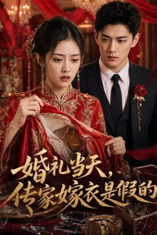 《婚礼当天，传家嫁衣是假的（56集）AI短剧（夸克网盘）》短剧封面