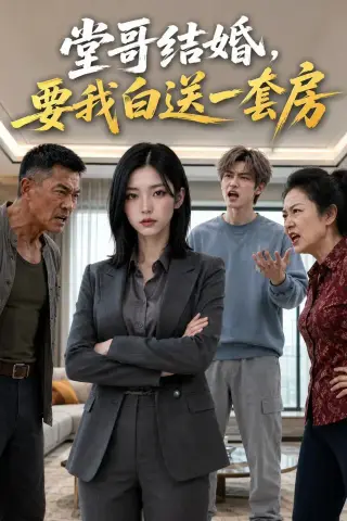 《堂哥结婚，要我白送一套房（47集）AI短剧 (2026)》短剧封面