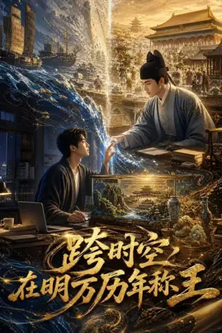 《跨时空在明万历年称王（60集）AI短剧（百度网盘）》短剧封面