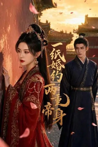 《一纸婚约，两重帝身（52集）（夸克网盘）》短剧封面