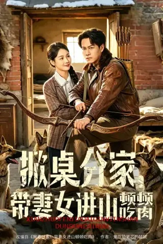《掀桌分家，带妻女进山顿顿吃肉（60集）晁轩＆王姝懿（夸克网盘）》短剧封面