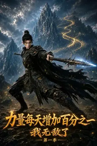 《力量每天增加百分之一，我无敌了第一季（100集）（夸克网盘）》短剧封面