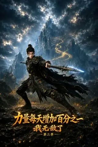 《力量每天增加百分之一，我无敌了第三季（114集）（夸克网盘）》短剧封面