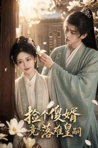 《捡个傻婿竟是落难皇嗣（35集）AI短剧 (2026)》短剧封面