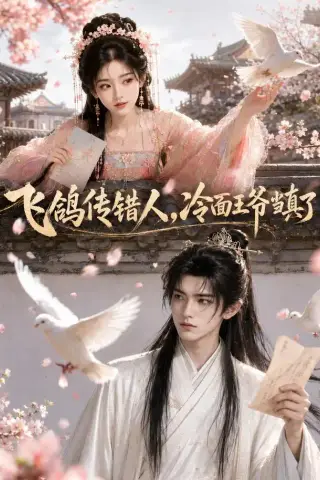 《飞鸽传错人，冷面王爷当真了（33集）（夸克网盘）》短剧封面
