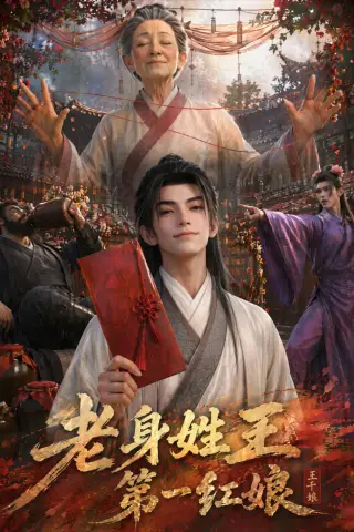 《老身姓王，第一红娘（65集）AI短剧 (2026)》短剧封面