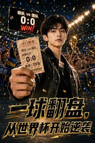 《一球翻盘，从世界杯开始逆袭（46集）AI短剧（夸克网盘）》短剧封面