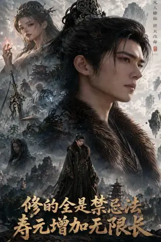 《修的全是禁忌法，寿元增加无限长（105集）AI短剧（夸克网盘）》短剧封面
