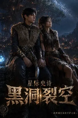 《星际史诗之黑洞裂空（57集）（百度网盘）》短剧封面