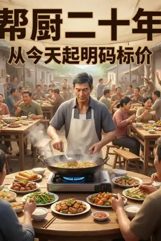 《帮厨二十年，从今天起明码标价（42集）AI短剧（夸克网盘）》短剧封面
