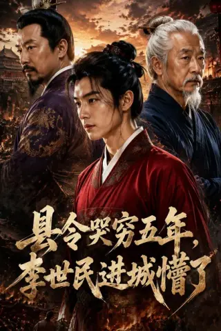《县令哭穷五年，李世民进城懵了（67集）AI短剧（百度网盘）》短剧封面
