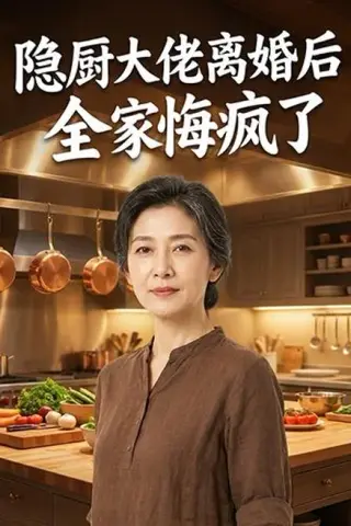 《隐厨大佬离婚后全家悔疯了（37集）AI短剧（百度网盘）》短剧封面