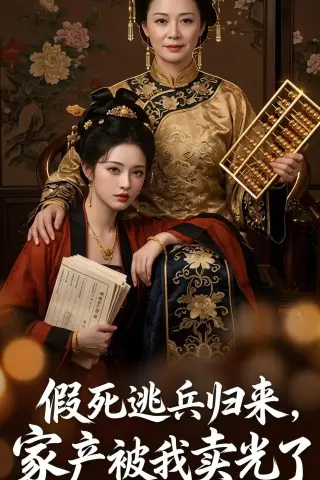 《假死逃兵归来，家产被我卖光了（36集）AI短剧（夸克网盘）》短剧封面