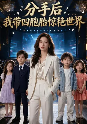 《分手后我带四胞胎惊艳世界（110集）（夸克网盘）》短剧封面