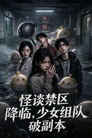 《怪谈禁区降临，少女组队破解副本（16集）AI短剧 (2026)》短剧封面