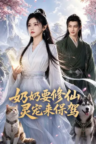 《奶奶要修仙灵宠来保驾（45集）AI短剧 (2026)》短剧封面