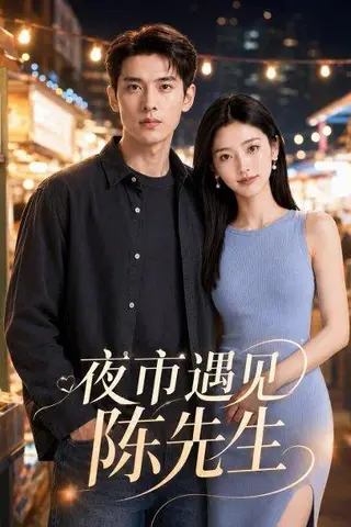 《夜市遇见陈先生（44集）AI短剧（百度网盘）》短剧封面
