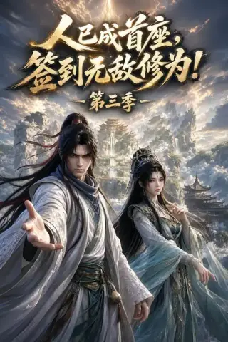 《人已成首座，签到无敌修为！第三季（135集）（夸克网盘）》短剧封面