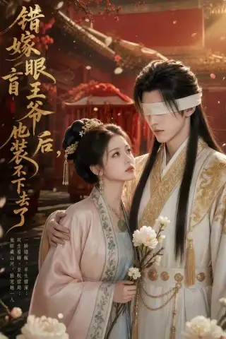 《错嫁眼盲王爷后，他装不下去了（52集）AI短剧 (2026)》短剧封面