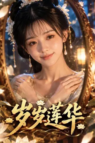 《AI擦边短剧：岁岁莲华（迅雷网盘）》短剧封面