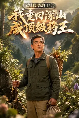 《被赶出家门后，我重回深山成顶级药王（49集）AI短剧（夸克网盘）》短剧封面