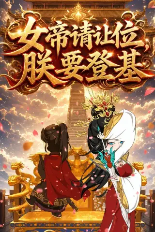《女帝请让位，朕要登基（14集）动漫（夸克网盘）》短剧封面
