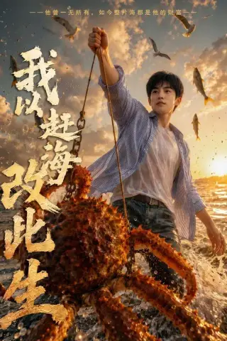《我以赶海改此生（40集）AI短剧 (2026)》短剧封面
