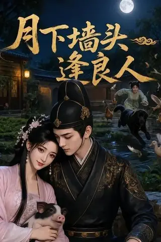 《月下墙头逢良人（66集）（百度网盘）》短剧封面