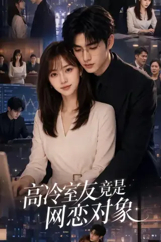 《高冷室友竟是网恋对象（54集）（夸克网盘）》短剧封面