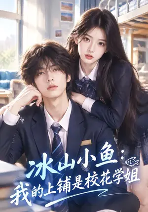 《冰山小鱼：我的上铺是校花学姐（129集）（夸克网盘）》短剧封面