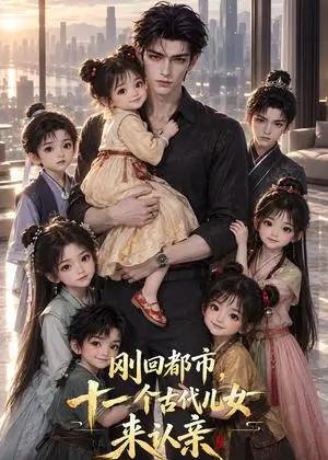 《刚回都市，十一个古代儿女来认亲（80集）（夸克网盘）》短剧封面