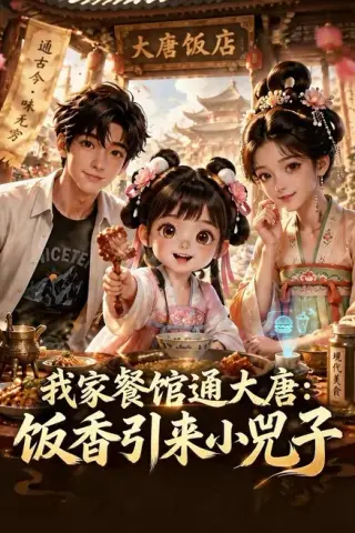 《我家餐馆通大唐：饭香引来小兀子（63集）（百度网盘）》短剧封面