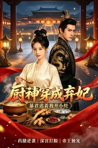 《厨神穿成弃妃，暴君追着我开小灶（19集）AI短剧 (2026)》短剧封面