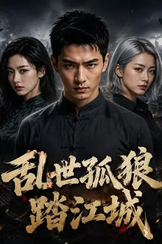 《乱世孤狼踏江城（41集）AI短剧（夸克网盘）》短剧封面