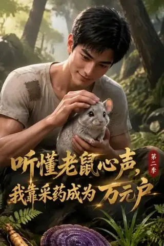 《听懂老鼠心声，我靠采药成为万元户第二季（66集）（夸克网盘）》短剧封面