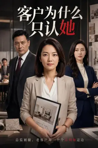 《客户为什么只认她（56集）AI短剧 (2026)》短剧封面