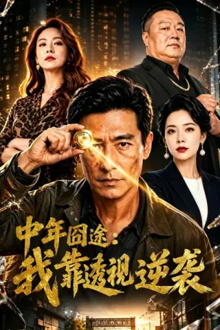 《中年囧途：我靠透视逆袭（80集）（百度网盘）》短剧封面